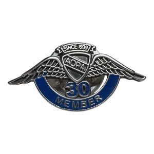 AOPA Aviation 30 Year Member Lapel Pin Scatter Pins Collectible Jewelry Wing Fly